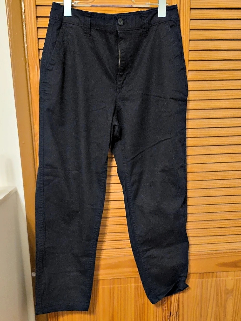 Old Navy High-Rise OG Chino Black High-Rise Chino Pants Size Medium